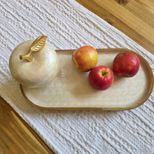 Rosh Hashana Enamel Apple & Tray Set