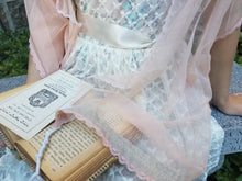 Detail View of Ballerina Blush Tallit, Jewish Prayer Shawl, Girls Tallis, Ladies Womens Tallit