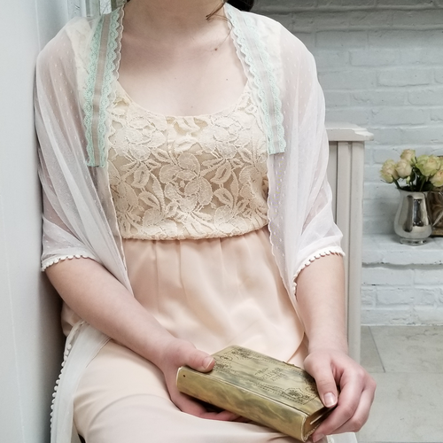 Dotted Swiss Lace Tallit